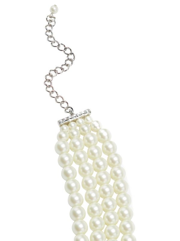 CHANEL Pre-Owned double-tier Faux Pearl Necklace - Farfetch