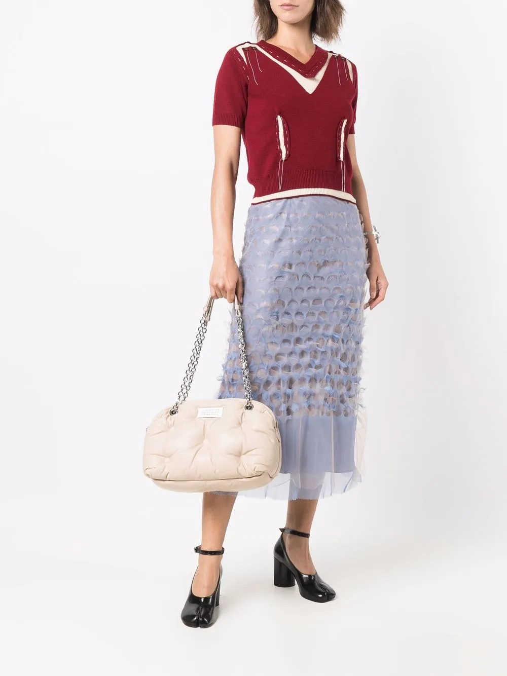 фото Maison margiela дутая сумка на плечо