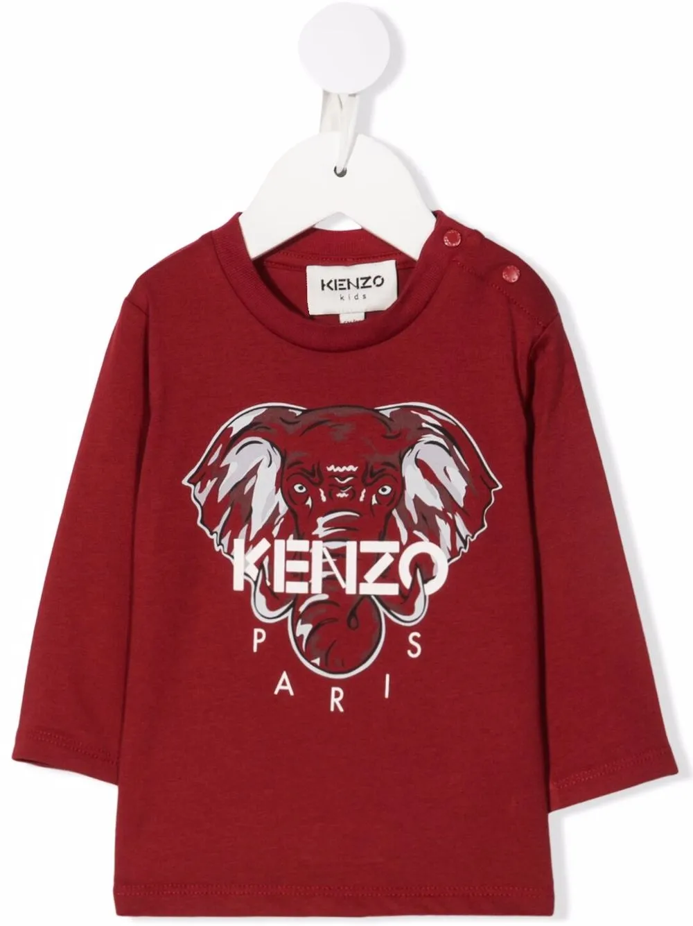 фото Kenzo kids топ с длинными рукавами и логотипом