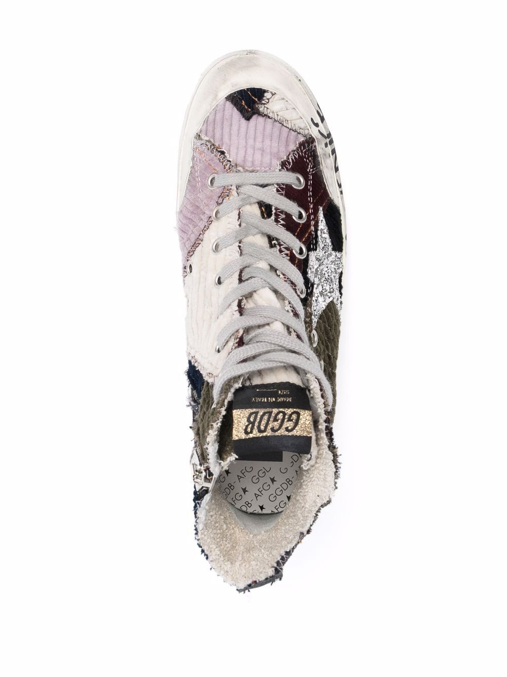 фото Golden goose высокие кеды penstar