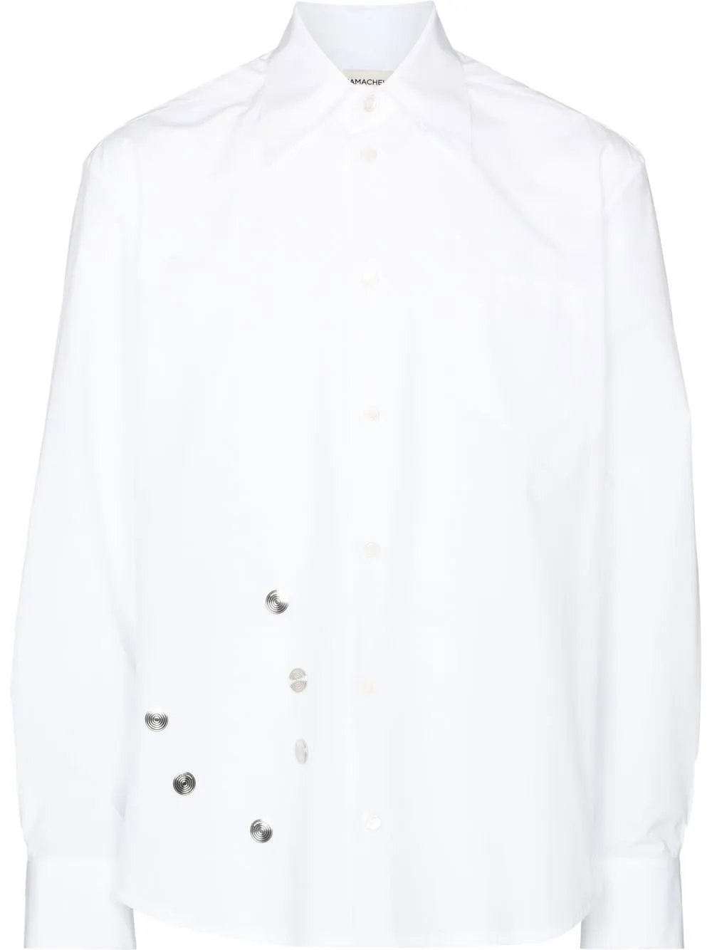 

Namacheko camisa con moneda bordada - Blanco