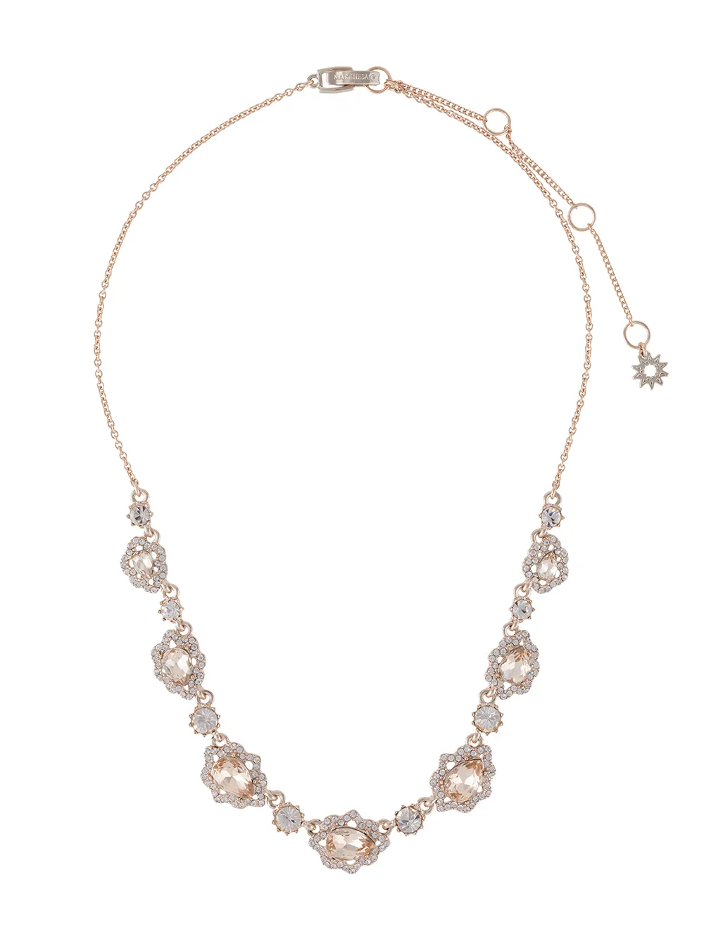 

Marchesa Notte floral crystal-embellished necklace - Gold