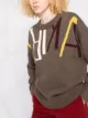 Erika Cavallini intarsia knit logo jumper