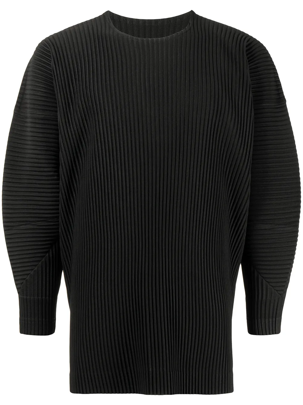 

Homme Plissé Issey Miyake plissé-detail long-sleeved sweatshirt - Black