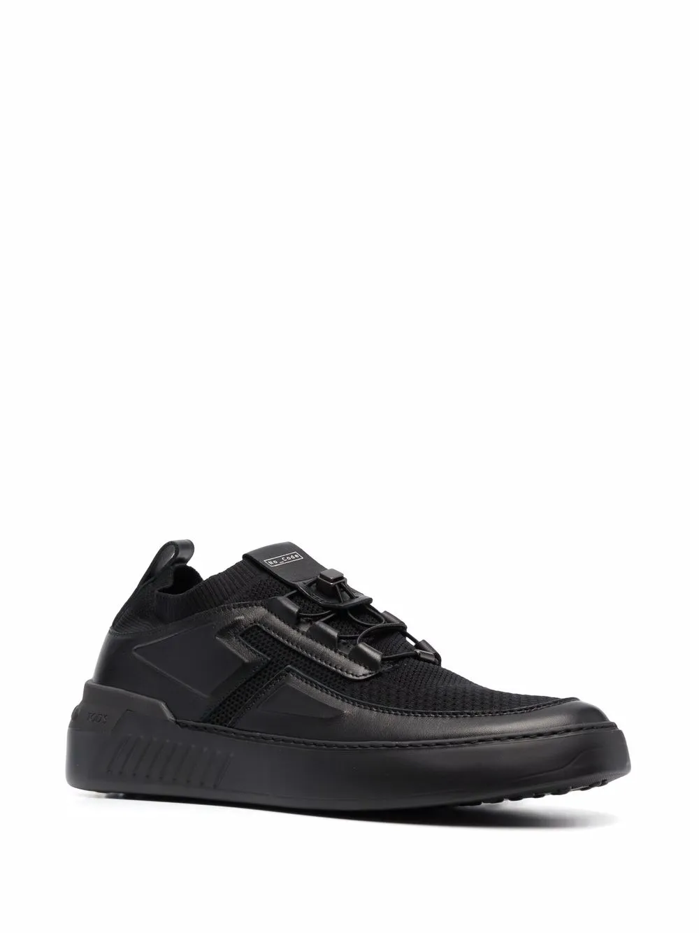 Tod's No_Code Leather low-top Sneakers - Farfetch