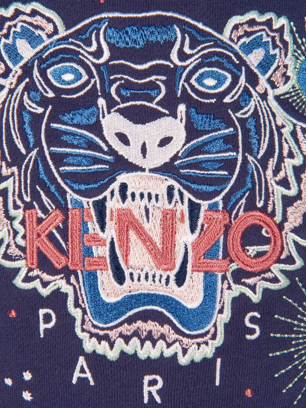 фото Kenzo kids толстовка с вышивкой tiger