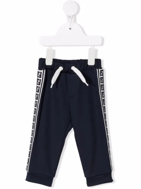 Fendi Kids pantalon de jogging à motif FF