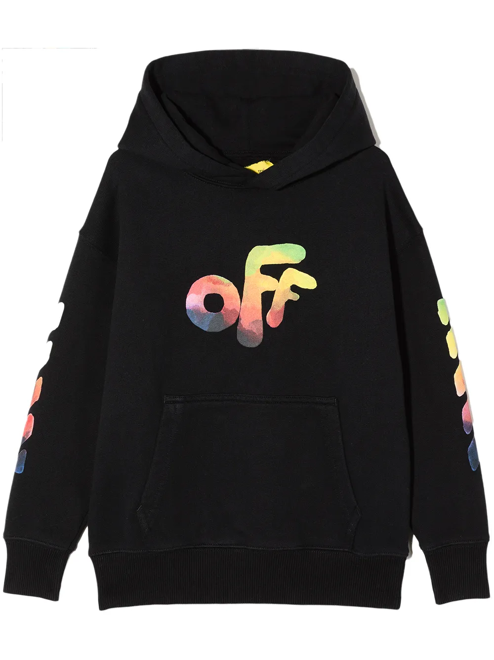 

Off-White Kids sudadera con motivo Watercolour Arrow - Negro