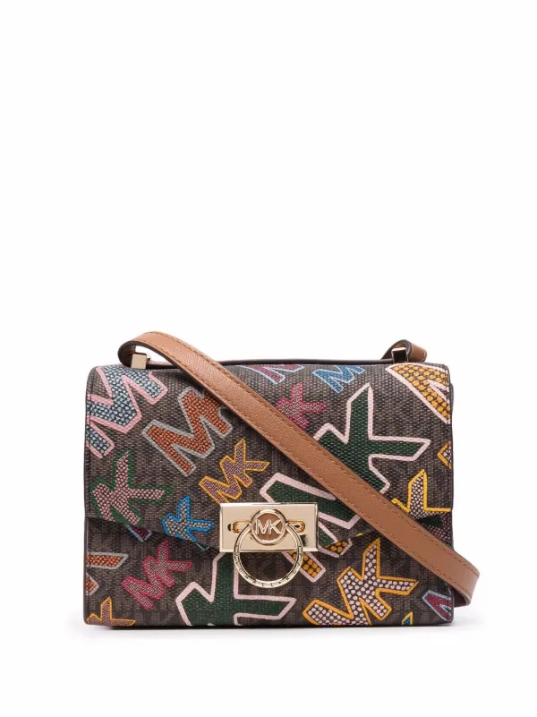 michael kors logo print bag