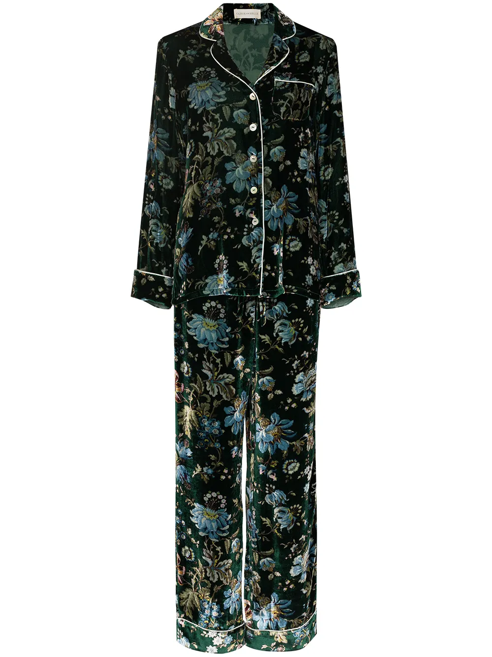 Gucci Flower print Silk pajama set