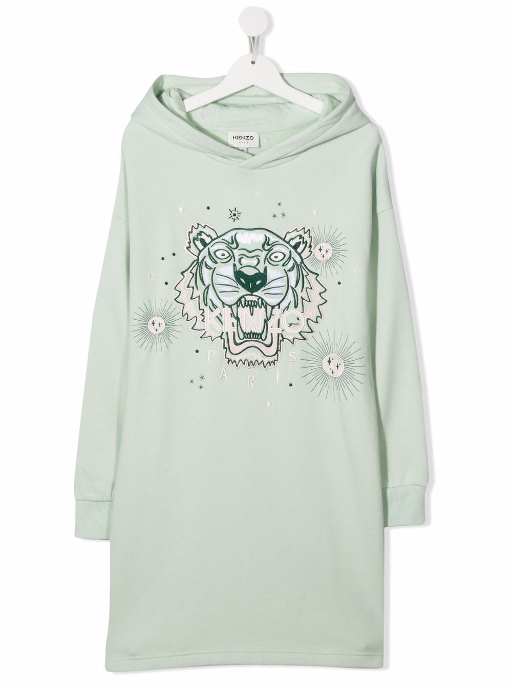 фото Kenzo kids платье-худи с логотипом