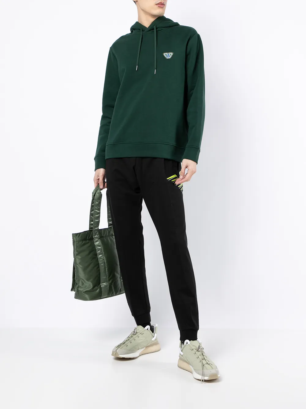 фото Emporio armani худи с нашивкой-логотипом