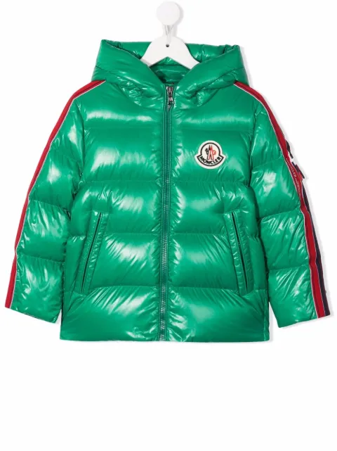 Moncler Enfant doudoune Dincer à patch logo