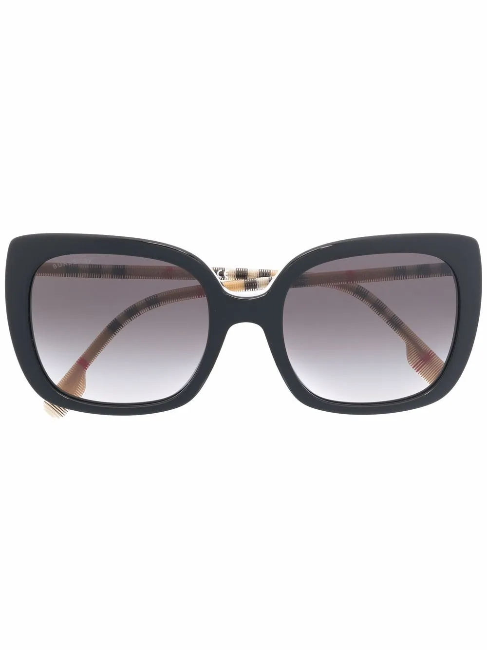 Burberry Eyewear Zonnebril met vierkant montuur Zwart