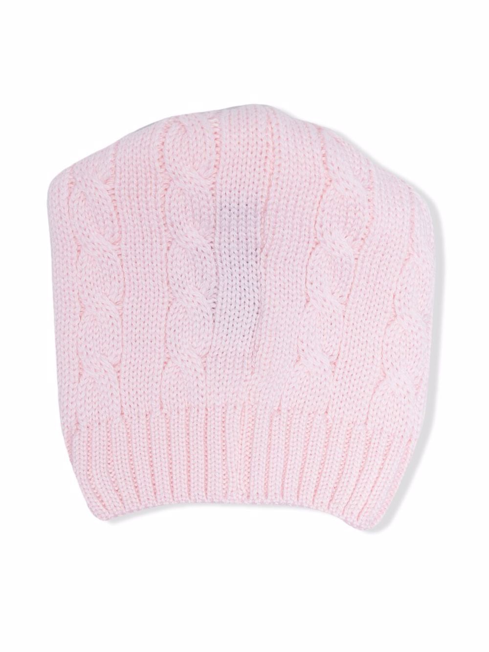 фото Little bear cable knit beanie