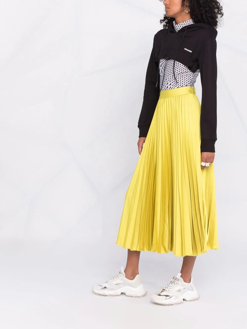 фото Red valentino укороченное худи с кулиской
