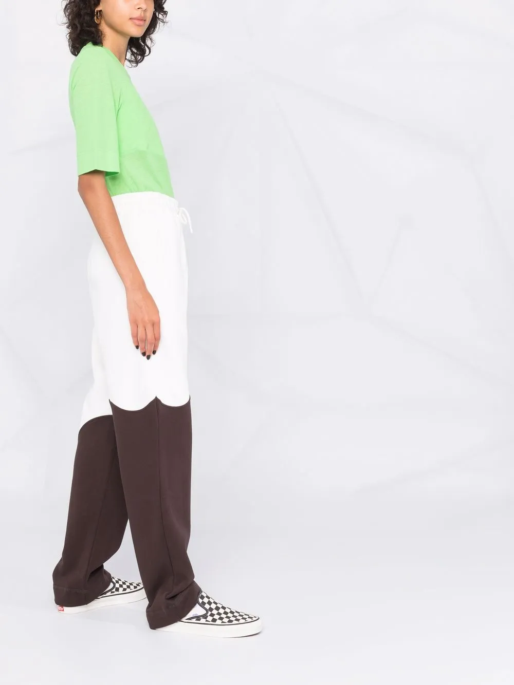 фото Ganni спортивные брюки из органического хлопка