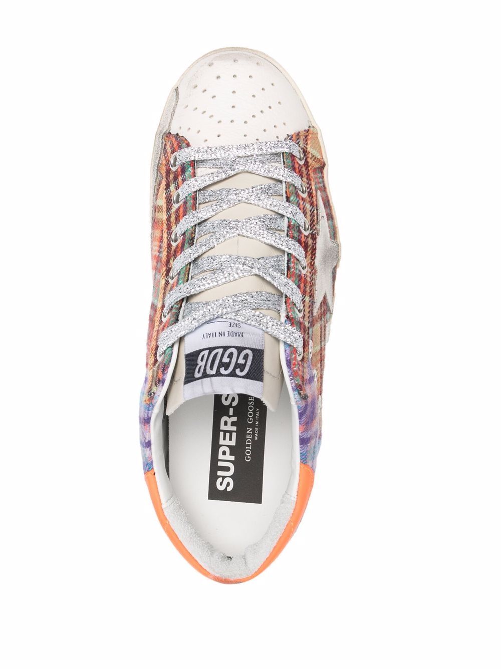 фото Golden goose star-patch lace-up sneakers