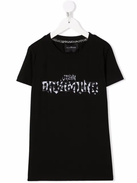 John Richmond Junior logo print T-shirt