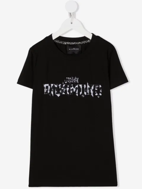 John Richmond Junior 로고 프린트 티셔츠
