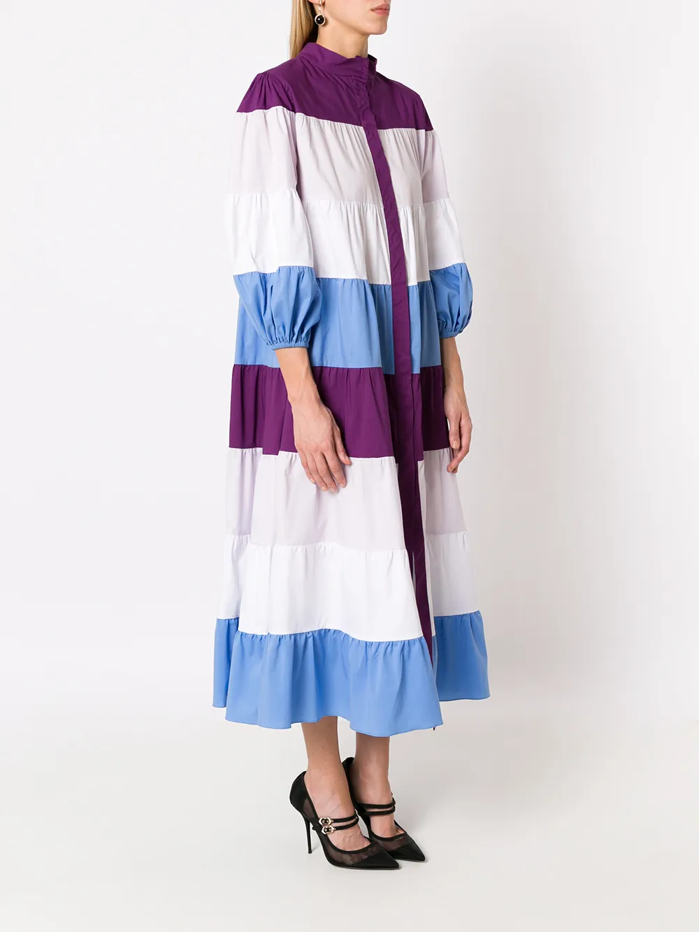 Olympiah Stripe-pattern Shirt Dress In Multicolour
