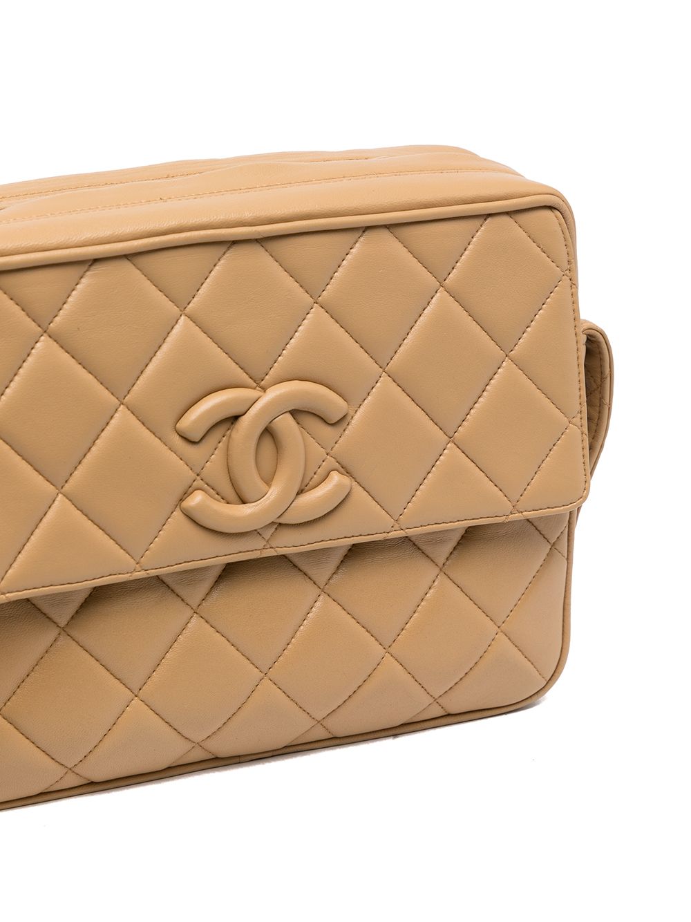 фото Chanel pre-owned стеганая сумка через плечо 1995-го года с логотипом cc