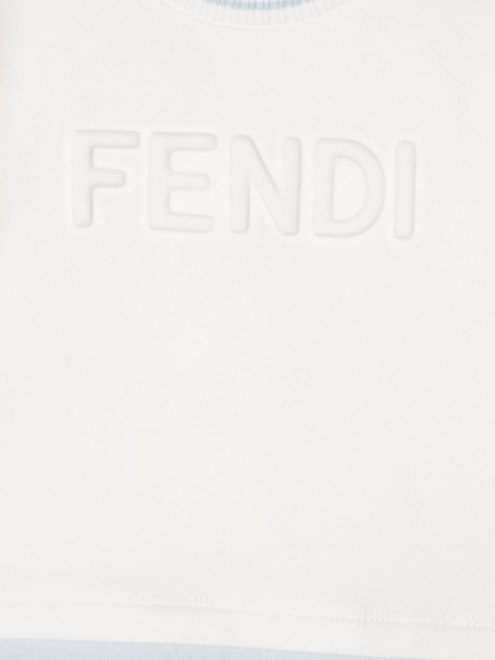 фото Fendi kids ромпер с логотипом