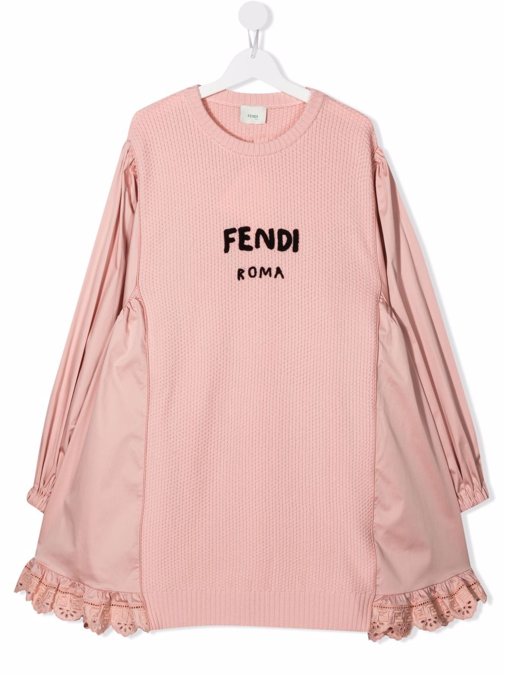 фото Fendi kids платье с логотипом