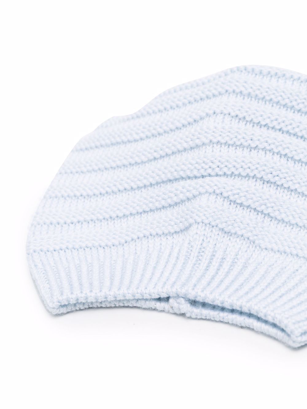 фото Little bear ribbed-knit virgin-wool beanie