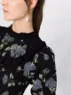 RED Valentino floral-jacquard knitted dress