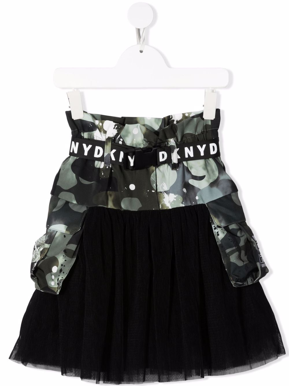 фото Dkny kids юбка из тюля с камуфляжным принтом