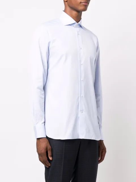 Zegna long-sleeve Cotton Shirt - Farfetch
