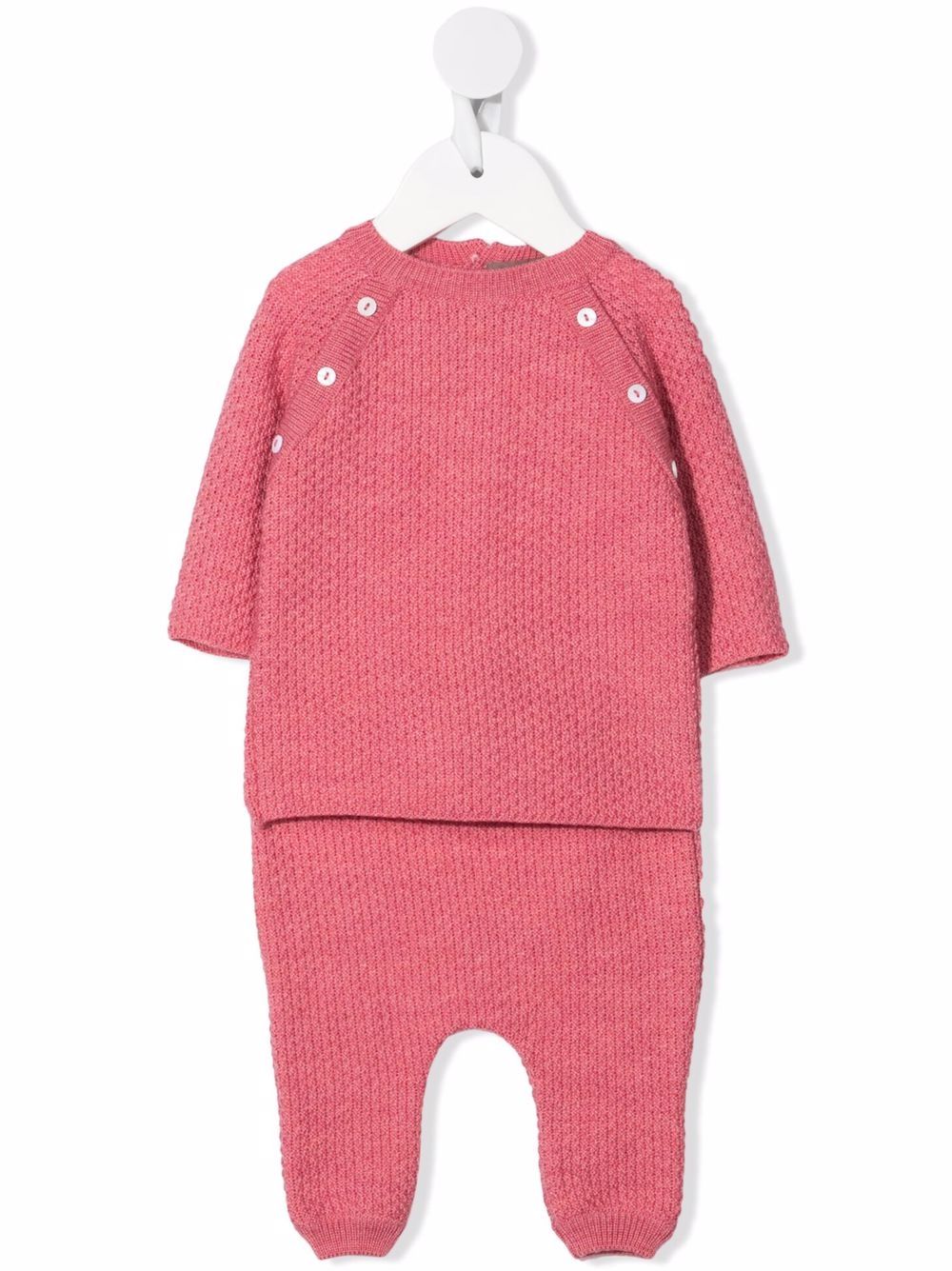 фото Little bear long-sleeved virgin wool pajamas