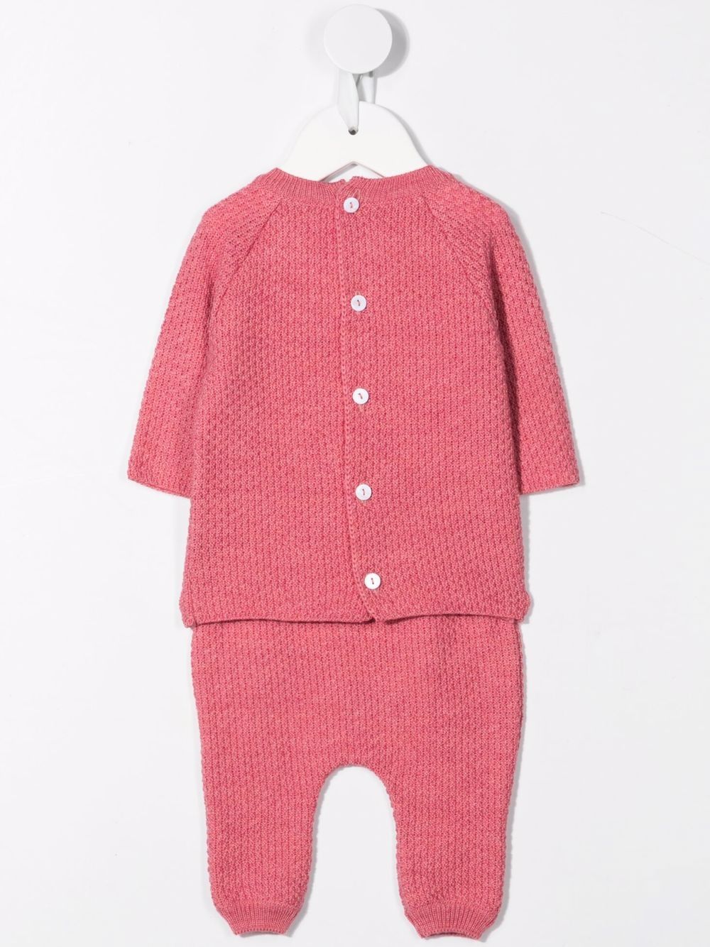 фото Little bear long-sleeved virgin wool pajamas