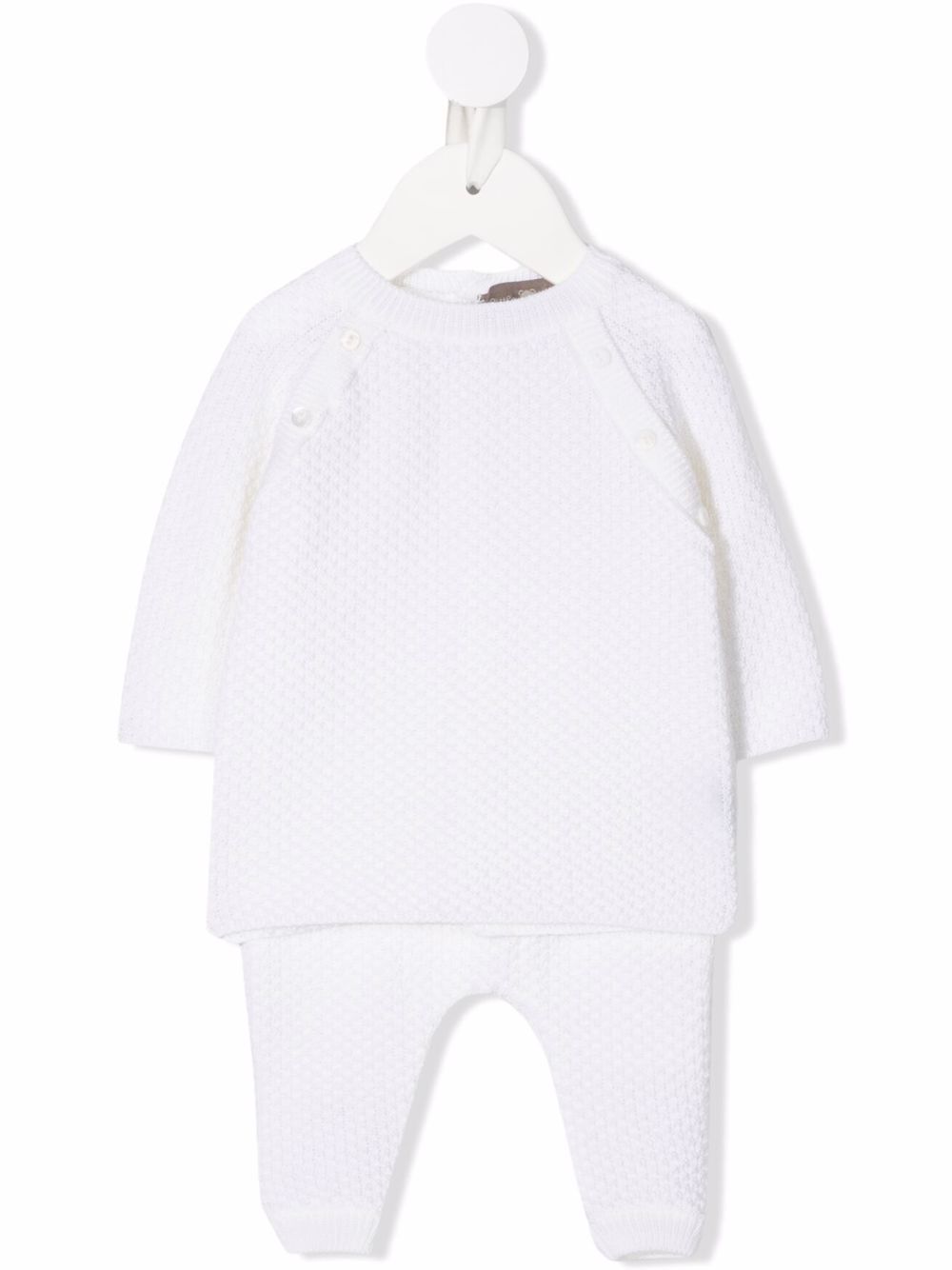 фото Little bear long-sleeved virgin wool pajamas