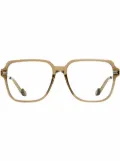 Gentle Monster Jeff KC1 square-frame oversized glasses - Neutrals