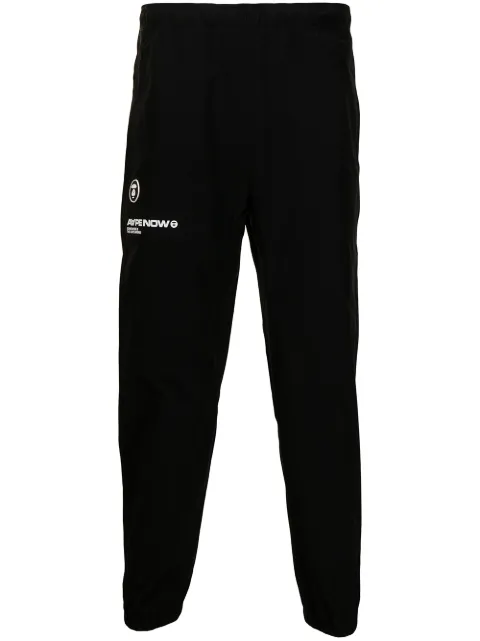 AAPE BY *A BATHING APE® logo-print elasticated trousers