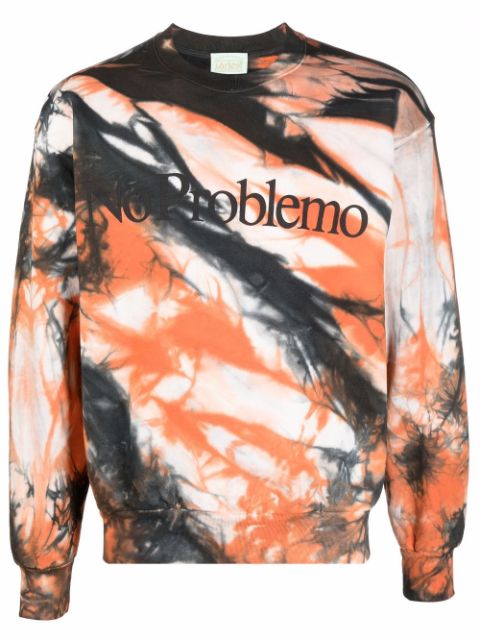 Aries - No Problemo tie-dye sweatshirt