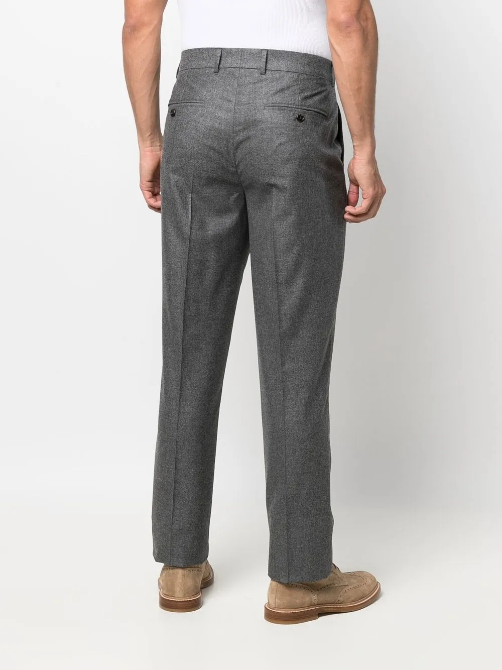 brunello cucinelli 羊绒真丝西裤 图 4