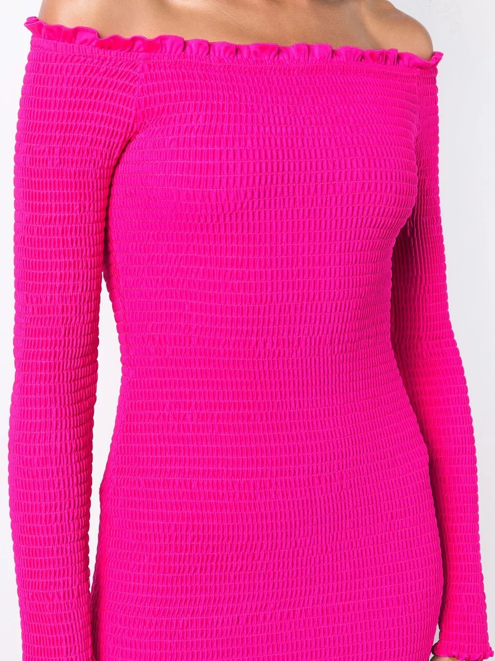 Balenciaga Gesmockte mini-jurk Roze