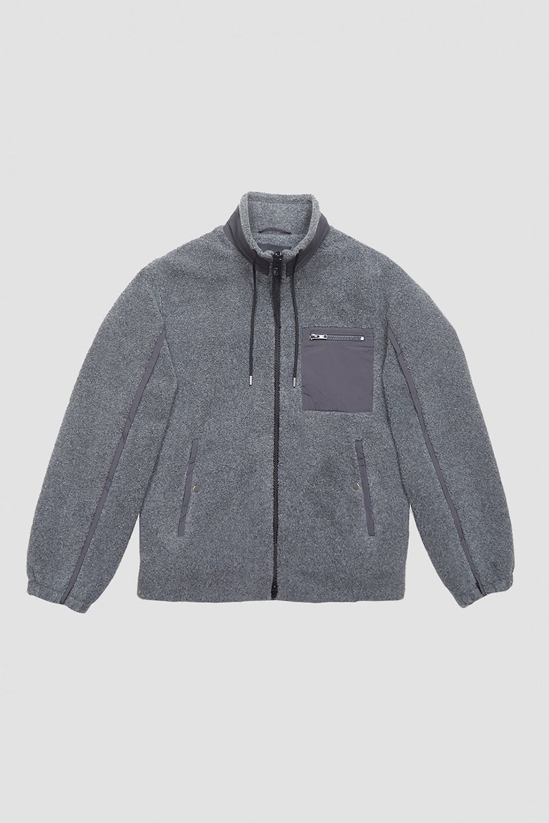 Reversible Fleece Jacket-grey #1 Reversible Fleece Jacket, null- 9