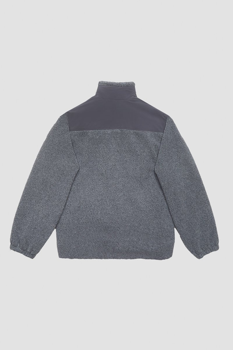 Reversible Fleece Jacket-grey #0 Reversible Fleece Jacket, null- 10