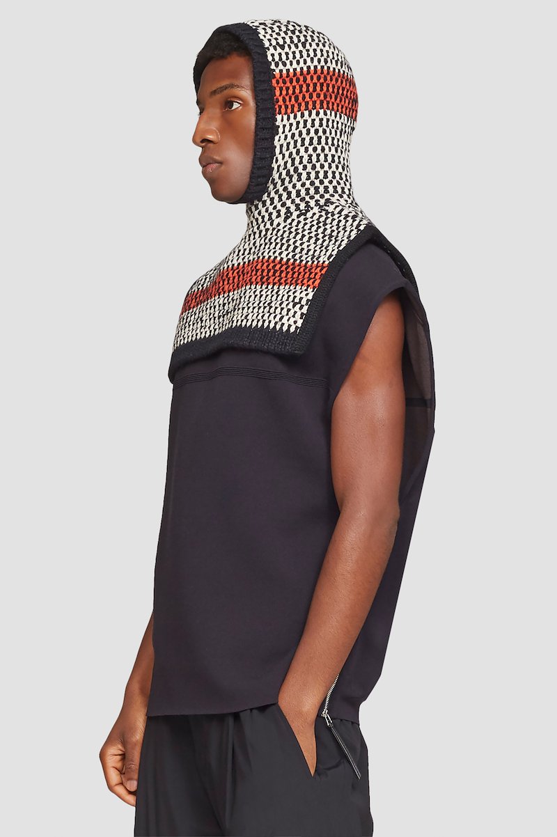 Chevron Jacquard Balaclava-grey #1 Chevron Jacquard Balaclava, null- 3