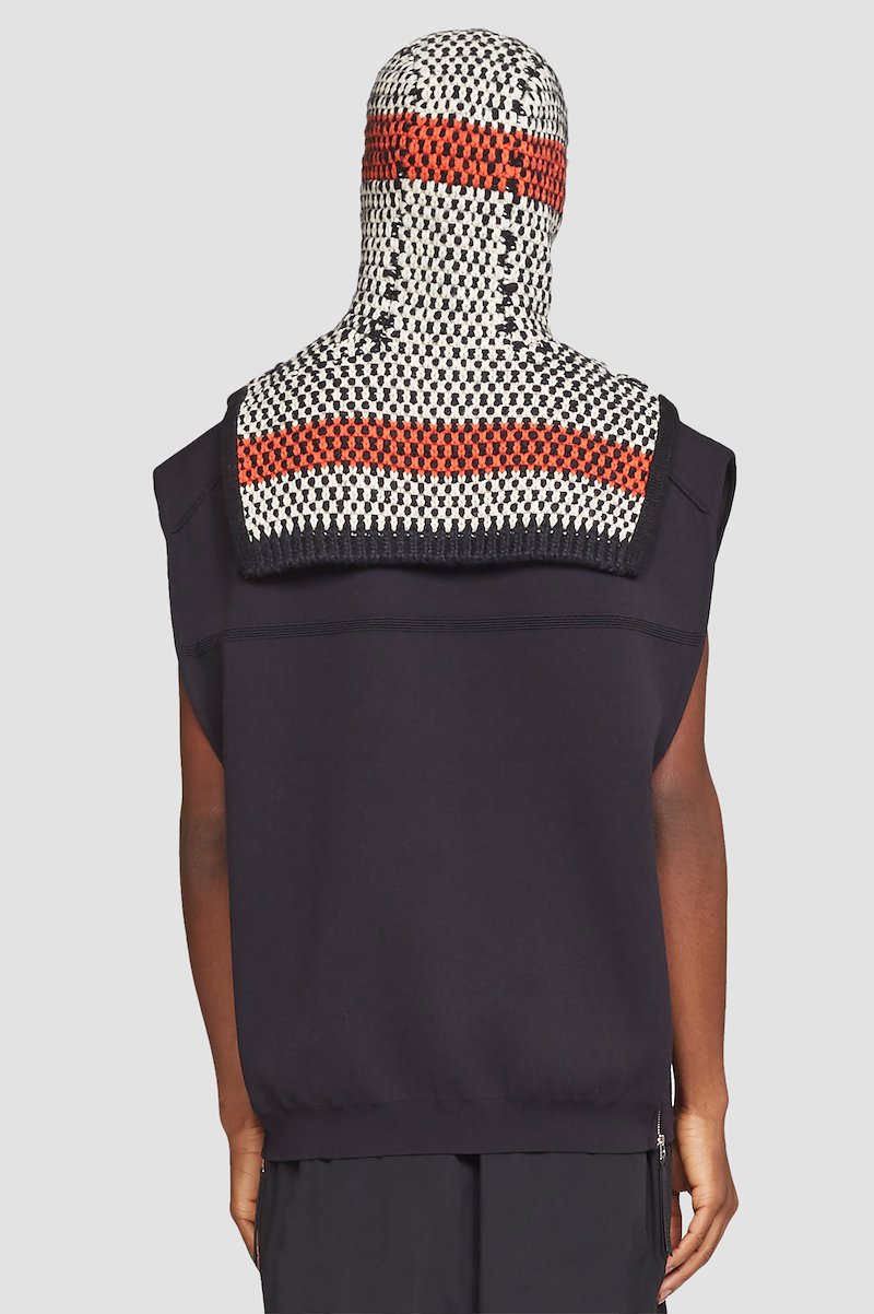 Chevron Jacquard Balaclava-grey #0 Chevron Jacquard Balaclava, null- 4