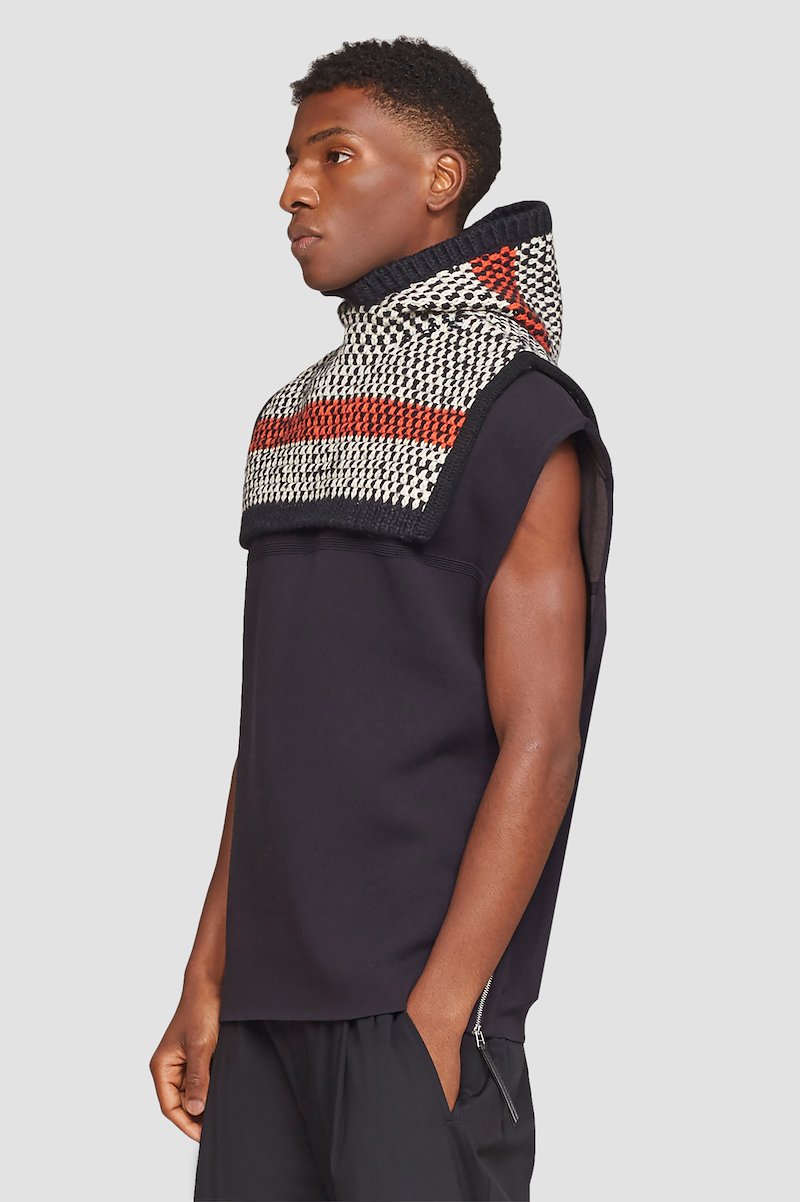 Chevron Jacquard Balaclava-grey #0 Chevron Jacquard Balaclava, null- 2