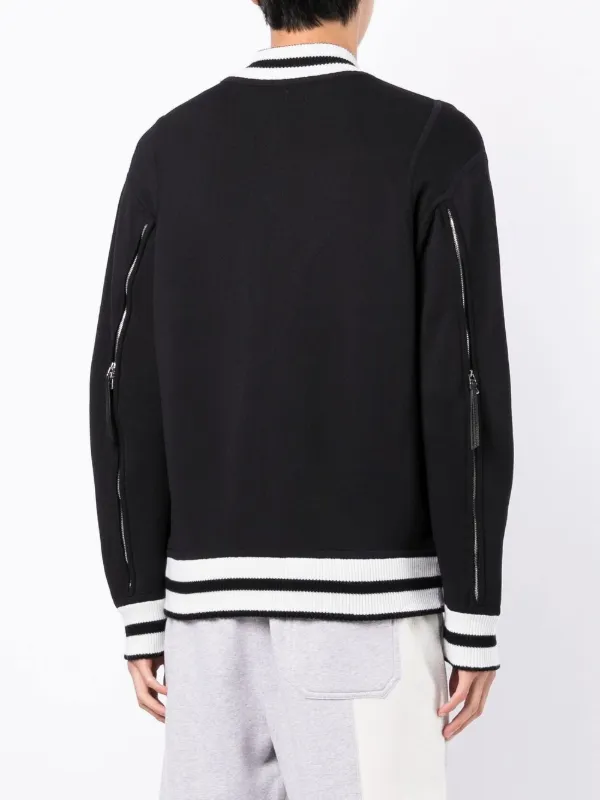 3.1 Phillip Lim Reversible zip-sleeve Varsity Jacket - Farfetch