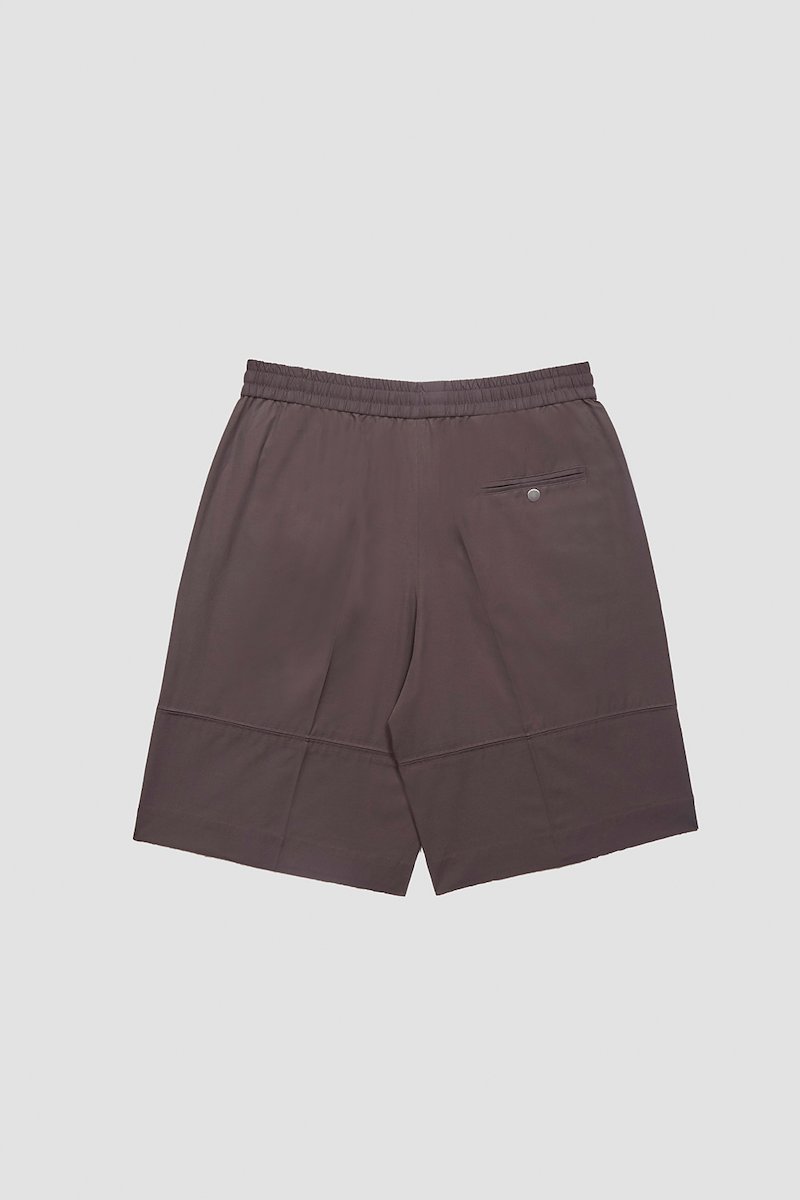 Drawstring Short-white #0 Drawstring Short, drawstring-fastening shorts from 3.1 PHILLIP LIM featuring brown, cotton blend, high waist, elasticated drawstring waistband, slip pockets to the sides, wide leg and above-knee length.- 6