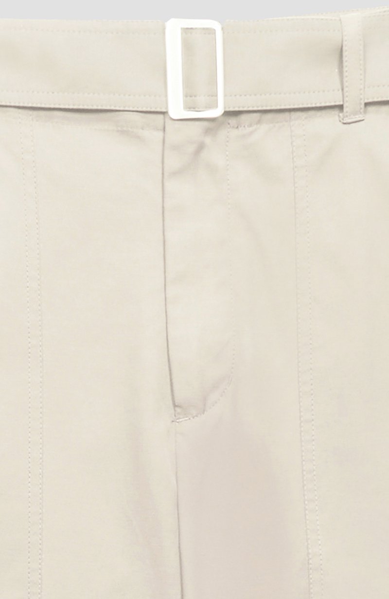 Straight Leg Trouser-neutrals #1 Straight Leg Trouser, straight-leg trousers from 3.1 PHILLIP LIM featuring khaki, cotton blend, high waist, belted waist, slip pockets to the sides, rear welt pocket and wide leg.- 7