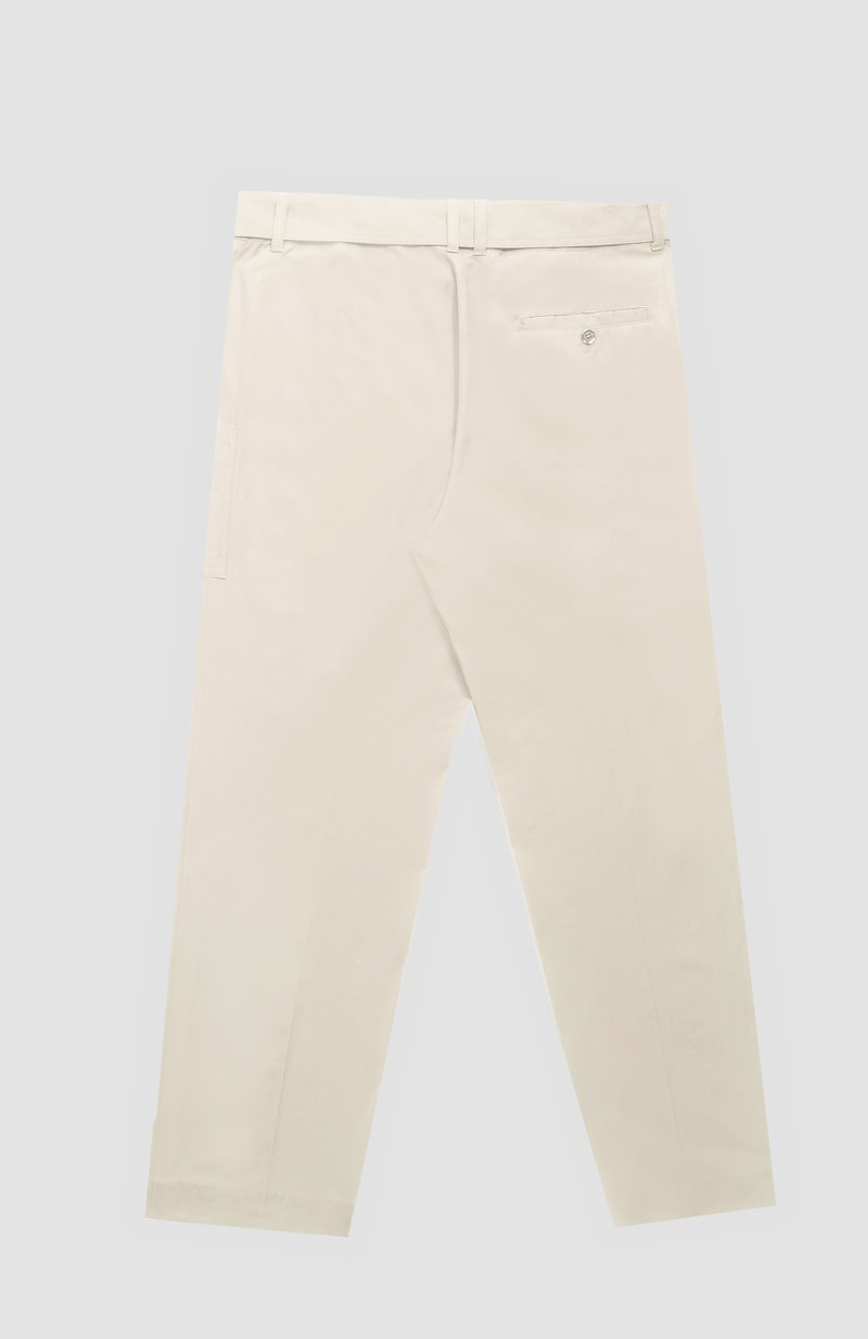 Straight Leg Trouser-neutrals #0 Straight Leg Trouser, straight-leg trousers from 3.1 PHILLIP LIM featuring khaki, cotton blend, high waist, belted waist, slip pockets to the sides, rear welt pocket and wide leg.- 6