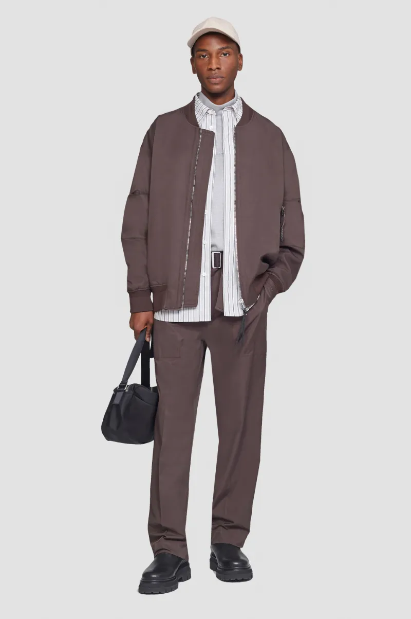 オーバーサイズ ボンバージャケット in brown | 3.1 Phillip Lim